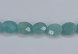 CAM158 15.5 inches 8*10mm faceted oval amazonite gemstone beads