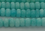 CAM1601 15.5 inches 4*6mm rondelle natural peru amazonite beads