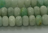 CAM1612 15.5 inches 5*8mm faceted rondelle peru amazonite beads