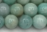 CAM1682 15.5 inches 8mm round natural amazonite beads wholesale