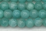 CAM1690 15.5 inches 4mm round natural amazonite gemstone beads