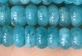 CAM1713 15.5 inches 4*6mm rondelle natural amazonite beads