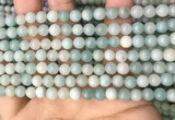 CAM1721 15.5 inches 6mm round amazonite beads wholesale