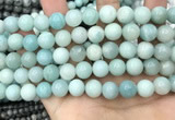 CAM1733 15.5 inches 10mm round amazonite gemstone beads