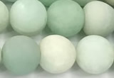 CAM1797 15 inches 8mm round matte amazonite beads