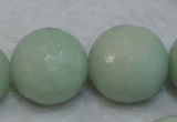 CAM181 15.5 inches 16mm faceted round amazonite gemstone beads