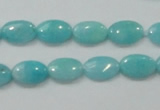 CAM303 15.5 inches 8*12mm oval natural peru amazonite beads wholesale