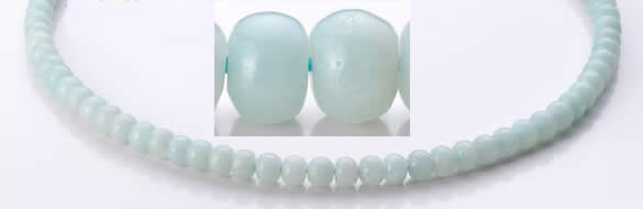 CAM32 rondelle 5*6mm natural amazonite gemstone beads Wholesale