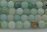 CAM321 15.5 inches 6mm round natural peru amazonite beads