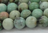 CAM324 15.5 inches 12mm round natural peru amazonite beads