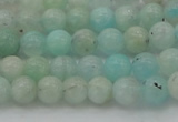 CAM331 15.5 inches 6mm round natural peru amazonite beads