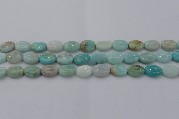 CAM338 15.5 inches 12*16mm oval natural peru amazonite beads