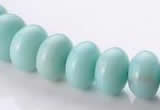 CAM35 natural amazonite 8*12mm rondelle gemstone beads Wholesale