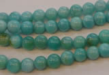 CAM351 15.5 inches 6mm round natural peru amazonite beads wholesale