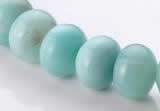 CAM36 10*14mm natural amazonite rondelle beads Wholesale