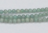 CAM400 15.5 inches 4mm round natural russian amazonite beads wholesale