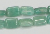 CAM405 15.5 inches 10*14mm rectangle natural russian amazonite beads