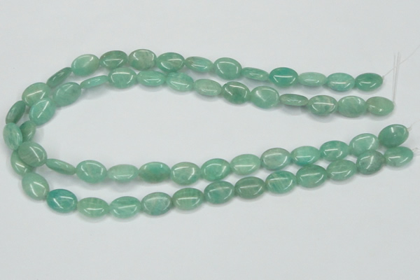 CAM407 15.5 inches 10*14mm oval natural russian amazonite beads