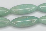 CAM410 15.5 inches 12*30mm horse eye natural russian amazonite beads