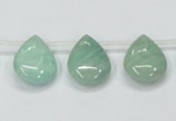 CAM416 15.5 inches 13*18mm flat teardrop natural russian amazonite beads