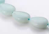 CAM47 flat teardrop natural amazonite 12*16mm beads Wholesale