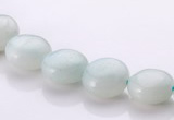 CAM57 10mm coin natural amazonite gemstone beads Wholesale