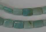 CAM628 15.5 inches 8*10mm rectangle Chinese amazonite gemstone beads