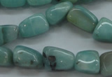 CAM658 15.5 inches 10*14mm nuggets amazonite gemstone beads