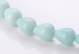 CAM66 8*10mm teardrop natural amazonite gemstone beads Wholesale