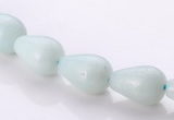 CAM67 teardrop 8*12mm natural amazonite gemstone beads Wholesale