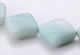 CAM71 6*16*16mm rhombic natural amazonite beads Wholesale