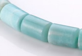 CAM76 13*15mm natural amazonite column gemstone beads Wholesale