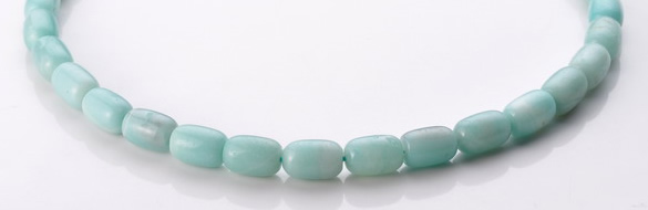 CAM77 8*12mm tube natural amazonite gemstone beads Wholesale