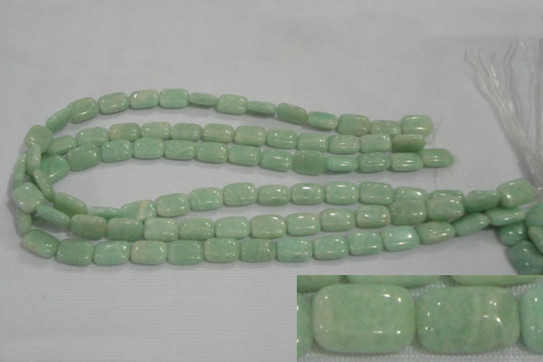 CAM852 15.5 inches 10*14mm rectangle natural Russian amazonite beads