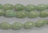 CAM860 15.5 inches 8*13mm teardrop natural Russian amazonite beads