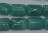 CAM934 15.5 inches 13*18mm rectangle amazonite gemstone beads wholesale