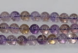 CAN01 15.5 inches 6mm round natural ametrine gemstone beads