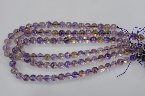 CAN02 15.5 inches 8mm round natural ametrine gemstone beads