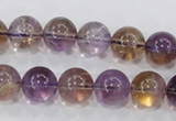 CAN05 15.5 inches 14mm round natural ametrine gemstone beads