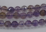 CAN08 15.5 inches 6mm faceted round natural ametrine gemstone beads