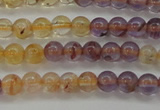 CAN101 15.5 inches 4mm round ametrine beads wholesale