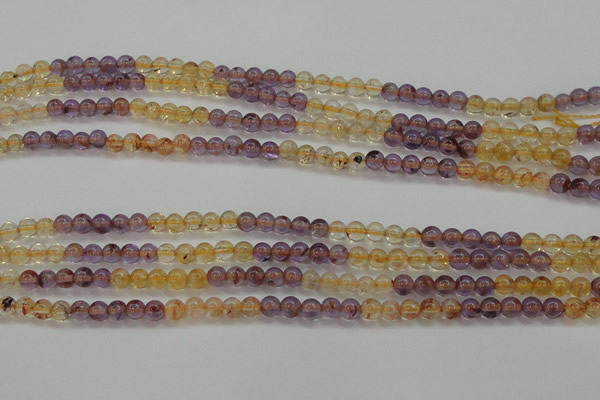 CAN101 15.5 inches 4mm round ametrine beads wholesale