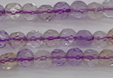 CAN105 15.5 inches 3.5mm faceted round ametrine gemstone beads