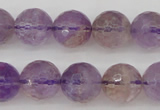 CAN153 15.5 inches 10mm faceted round natural ametrine beads