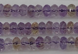 CAN158 15.5 inches 4*6mm faceted rondelle natural ametrine beads