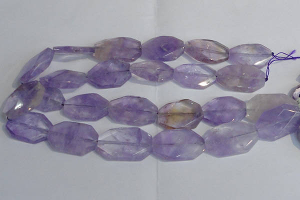 CAN175 20*30mm - 25*35mm twisted & faceted freeform ametrine beads