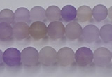 CAN200 15.5 inches 4mm round matte ametrine beads wholesale