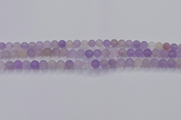 CAN201 15.5 inches 6mm round matte ametrine beads wholesale