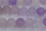 CAN202 15.5 inches 8mm round matte ametrine beads wholesale