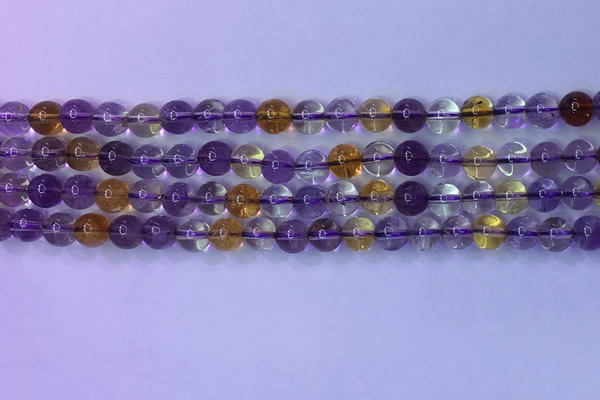 CAN220 15.5 inches 6mm round ametrine gemstone beads wholesale